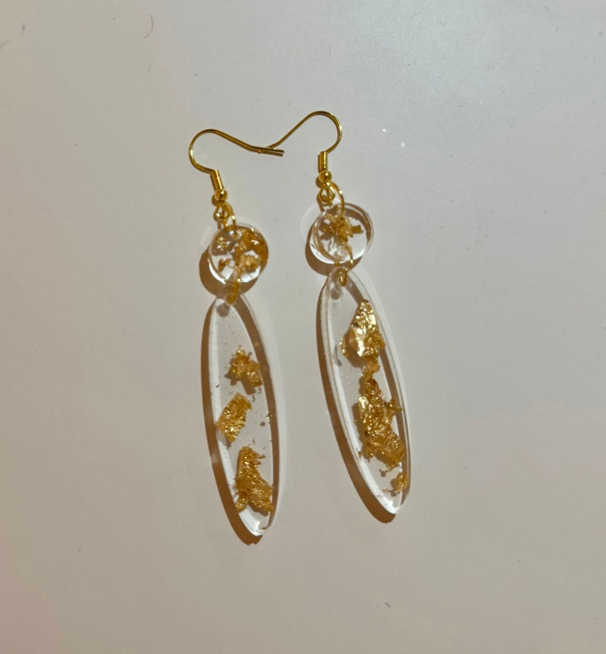 Pendientes con forma ovalada